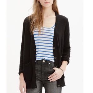 Madewell black Graduate sweater